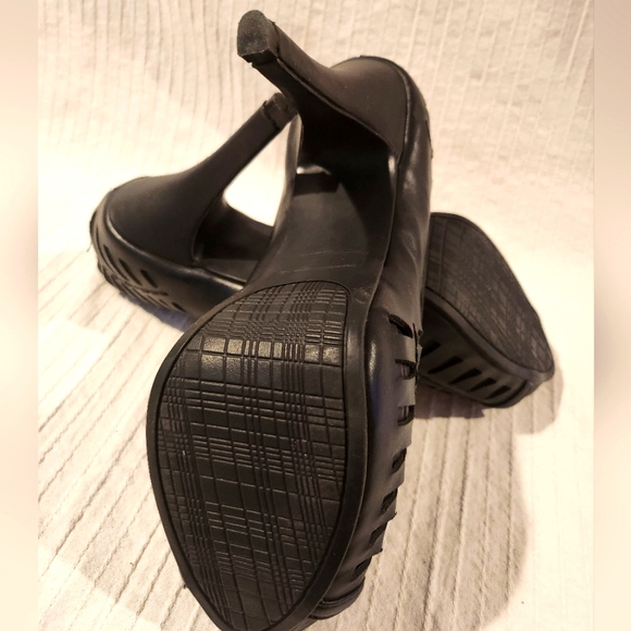 Rampage Peek-a-boo Platform Heels - Picture 5 of 5